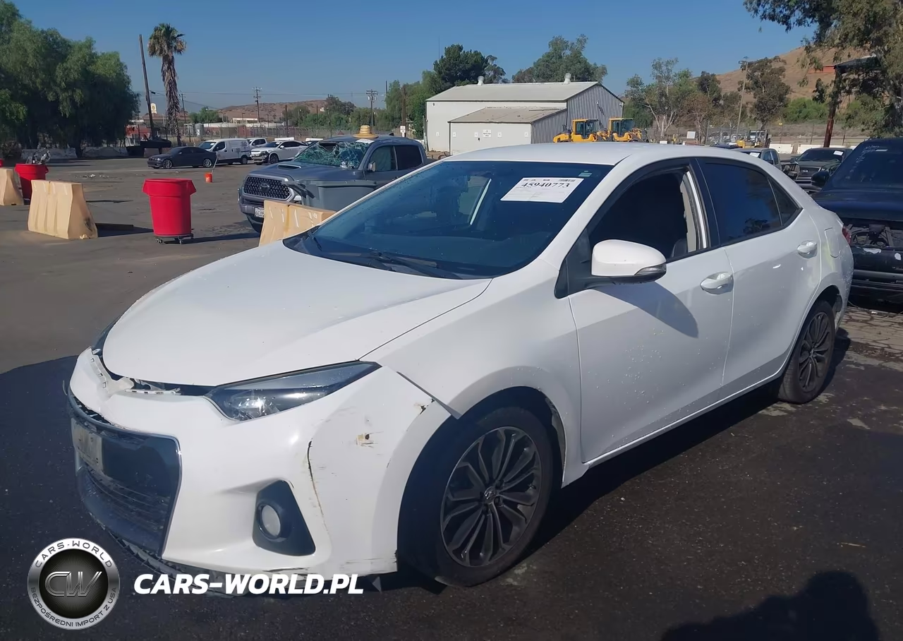 2015 Toyota Corolla S Plus VIN:5YFBURHE2FP280567 - 2