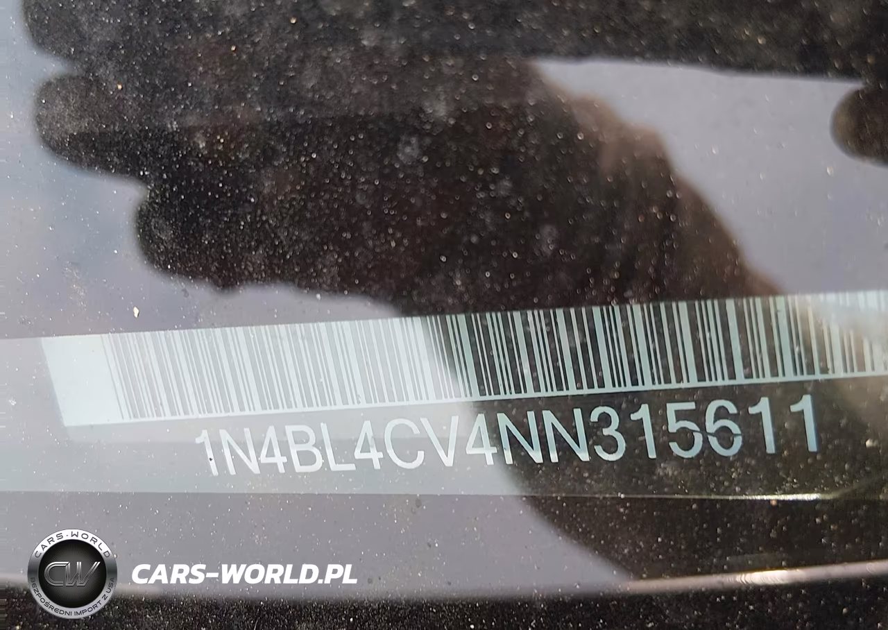 2022 Nissan Altima Sr Fwd VIN:1N4BL4CV4NN315611 - 9