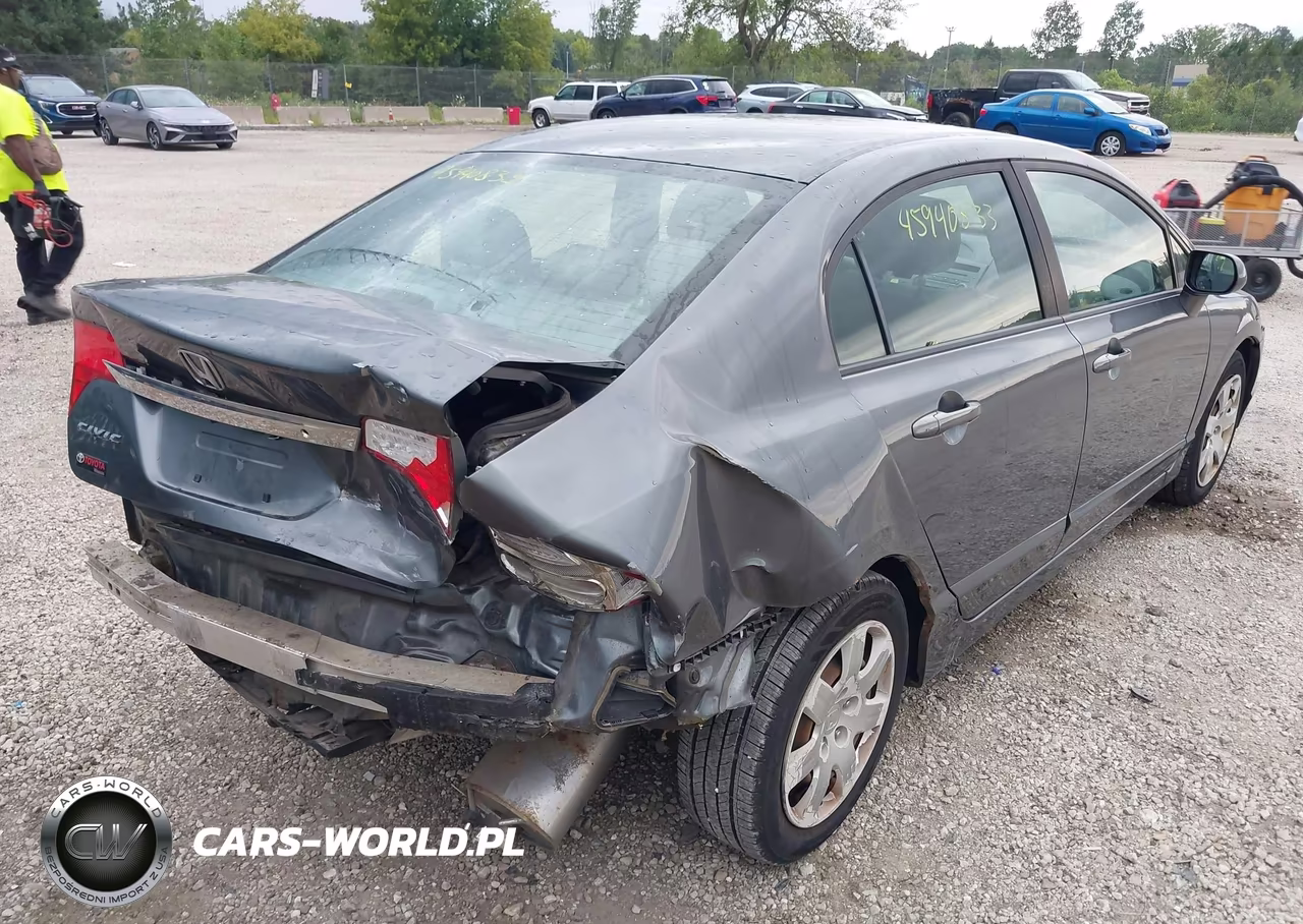 2011 Honda Civic Lx VIN:19XFA1F54BE027793 - 4