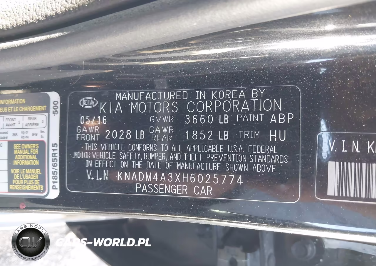 2017 Kia Rio Lx VIN:KNADM4A3XH6025774 - 9