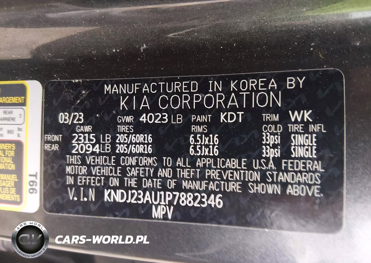 2023 Kia Soul Lx VIN:KNDJ23AU1P7882346 - 9