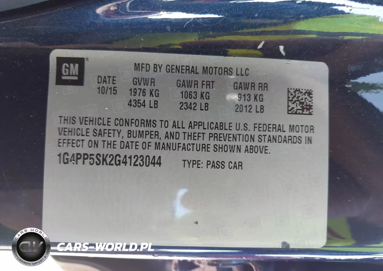 2016 Buick Verano VIN:1G4PP5SK2G4123044 - 9
