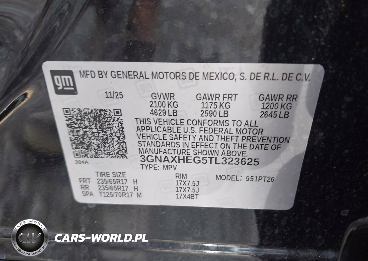 2026 Chevrolet Equinox Fwd Lt VIN:3GNAXHEG5TL323625 - 9