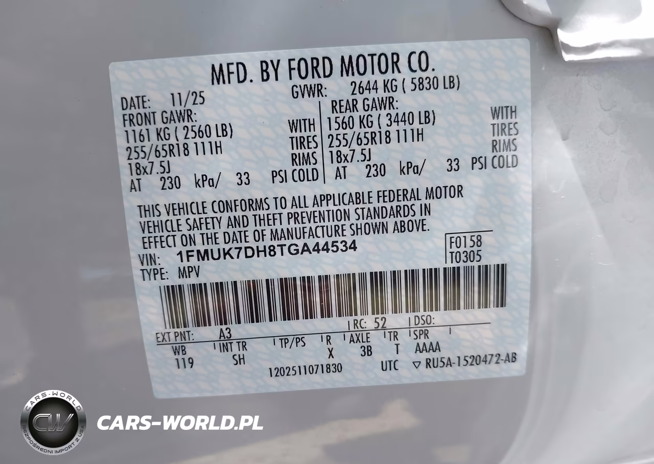 2026 Ford Explorer Active VIN:1FMUK7DH8TGA44534 - 9