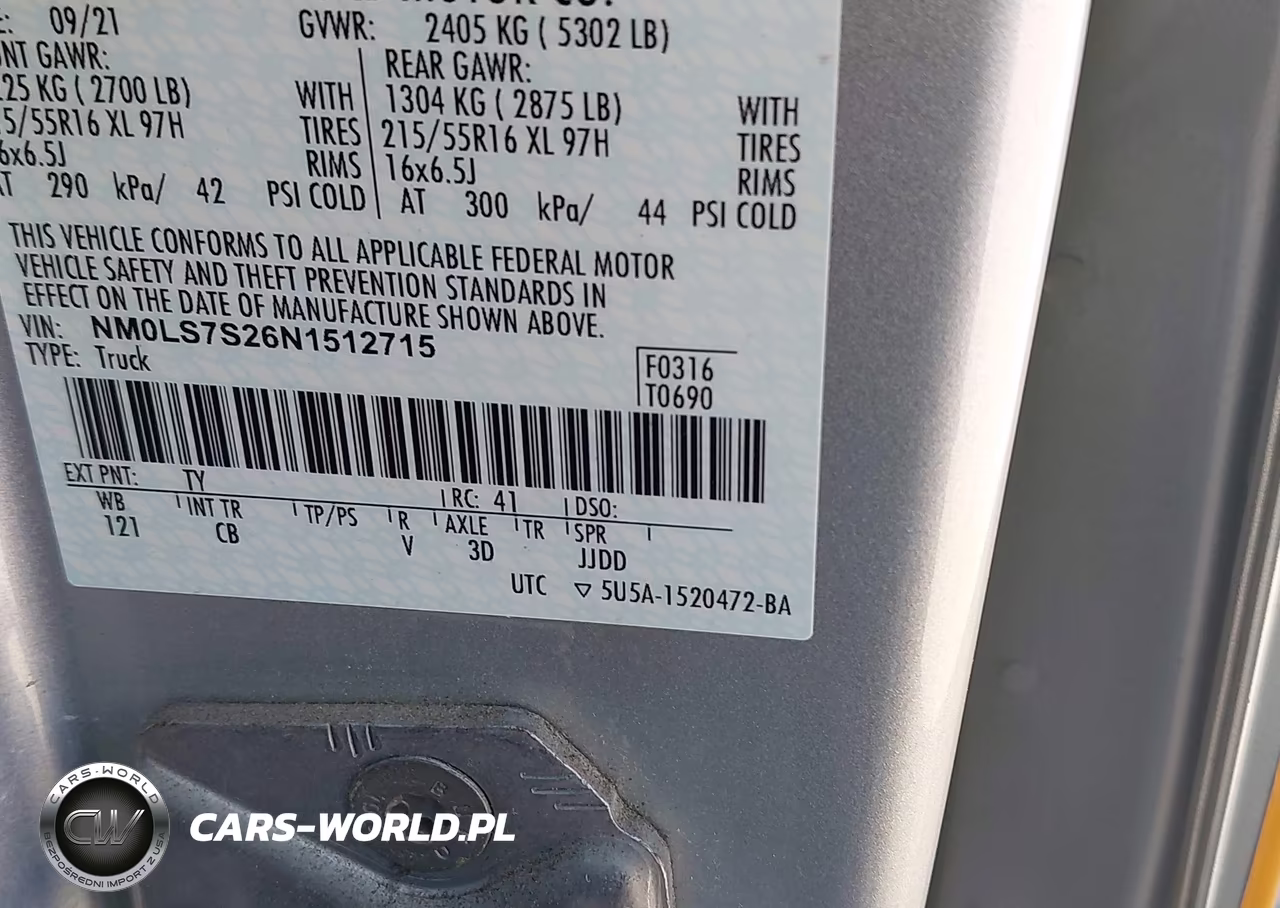 2022 Ford Transit Connect Xl VIN:NM0LS7S26N1512715 - 9