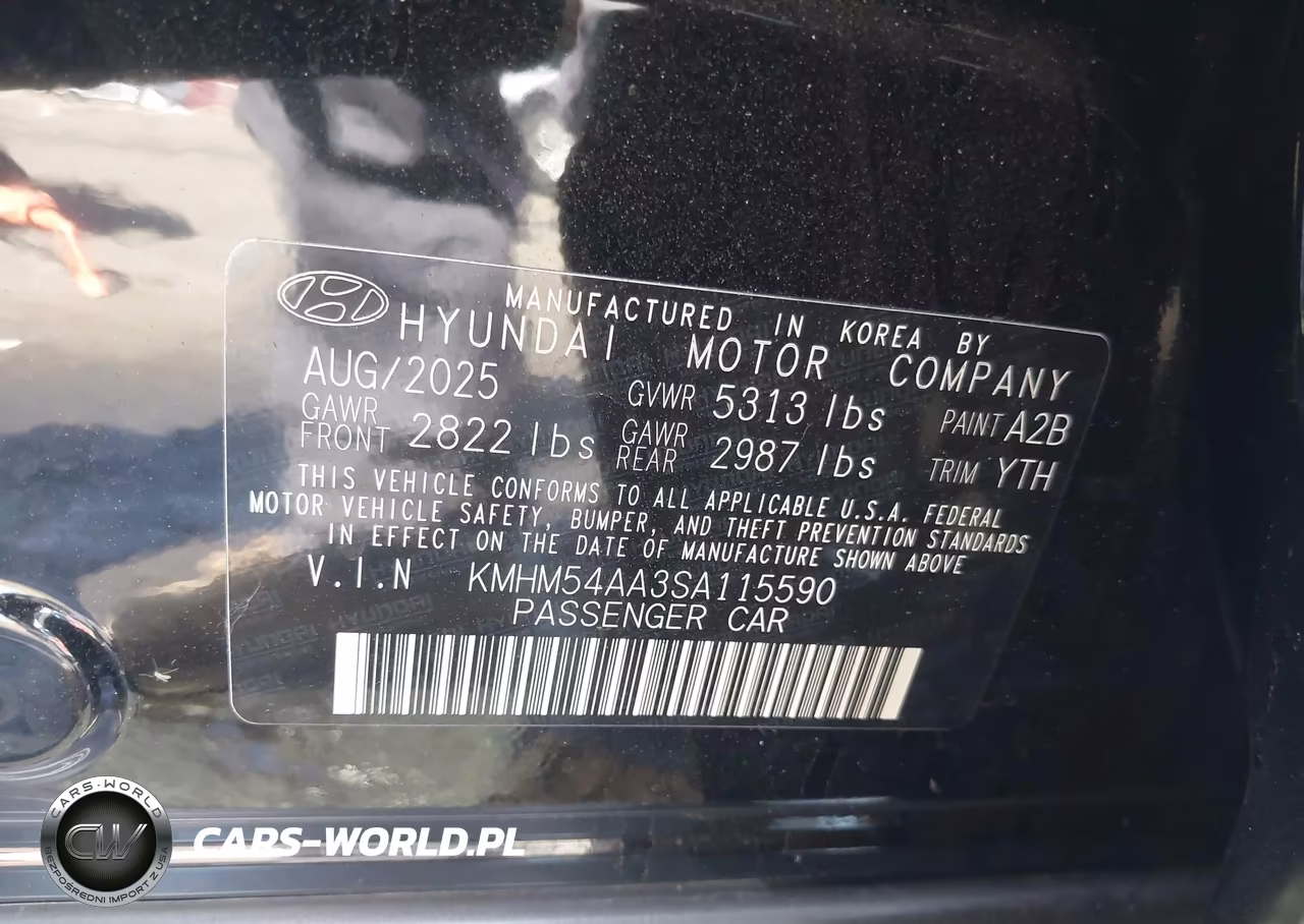 2025 Hyundai Ioniq 6 Limited VIN:KMHM54AA3SA115590 - 9