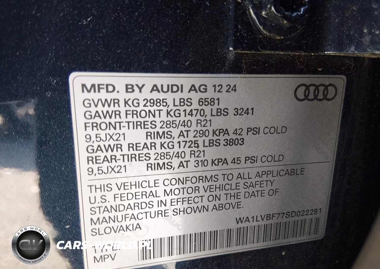 2025 Audi Q7 Premium Plus 55 Tfsi Quattro Tiptronic VIN:WA1LVBF77SD022291 - 9