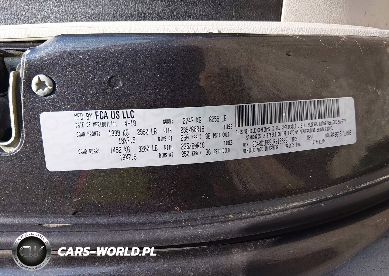 2018 Chrysler Pacifica Touring L Plus VIN:2C4RC1EG8JR310866 - 9