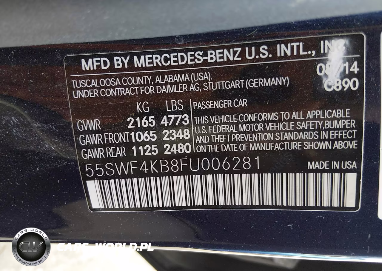 2015 Mercedes-Benz C 300 Luxury 4Matic VIN:55SWF4KB8FU006281 - 9
