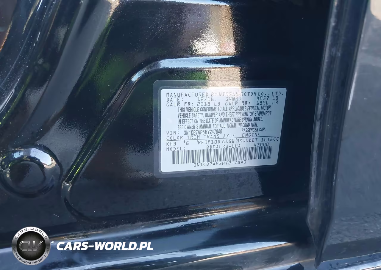 2017 Nissan Sentra Sr Turbo VIN:3N1CB7AP5HY247840 - 9