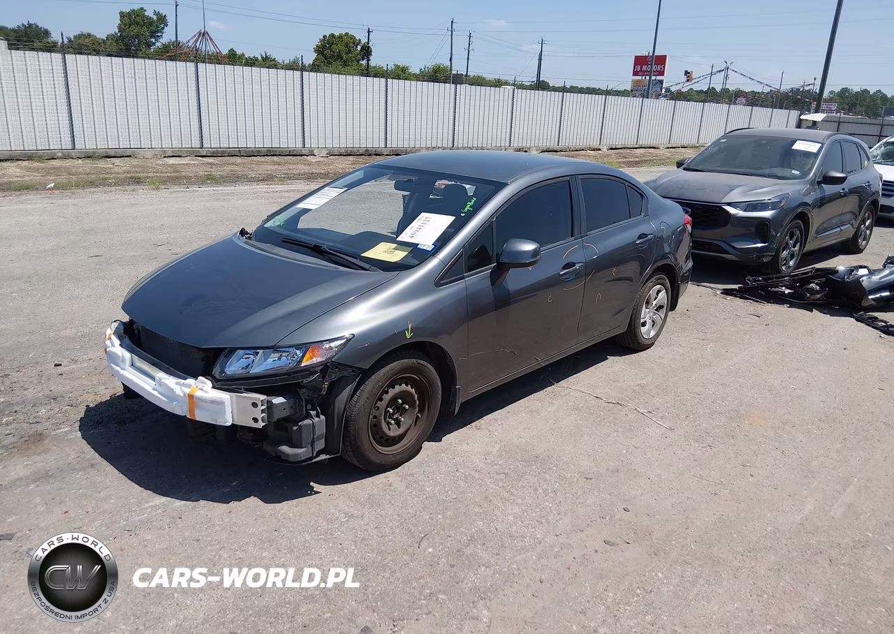 2013 Honda Civic Lx VIN:19XFB2F54DE208981 - 2