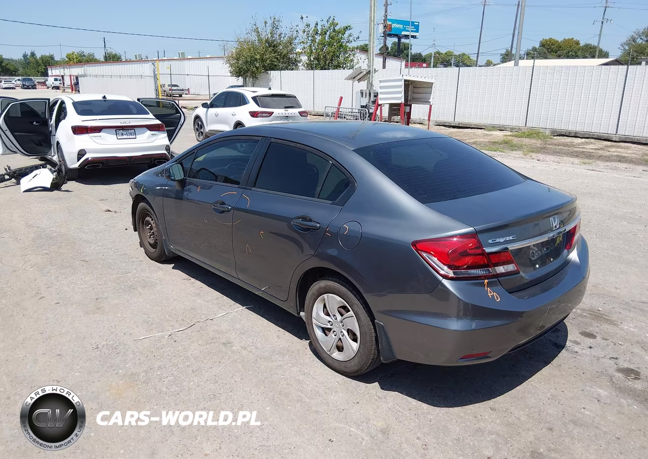 2013 Honda Civic Lx VIN:19XFB2F54DE208981 - 3