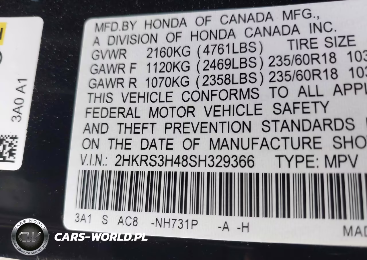 2025 Honda Cr-V Ex 2Wd VIN:2HKRS3H48SH329366 - 9