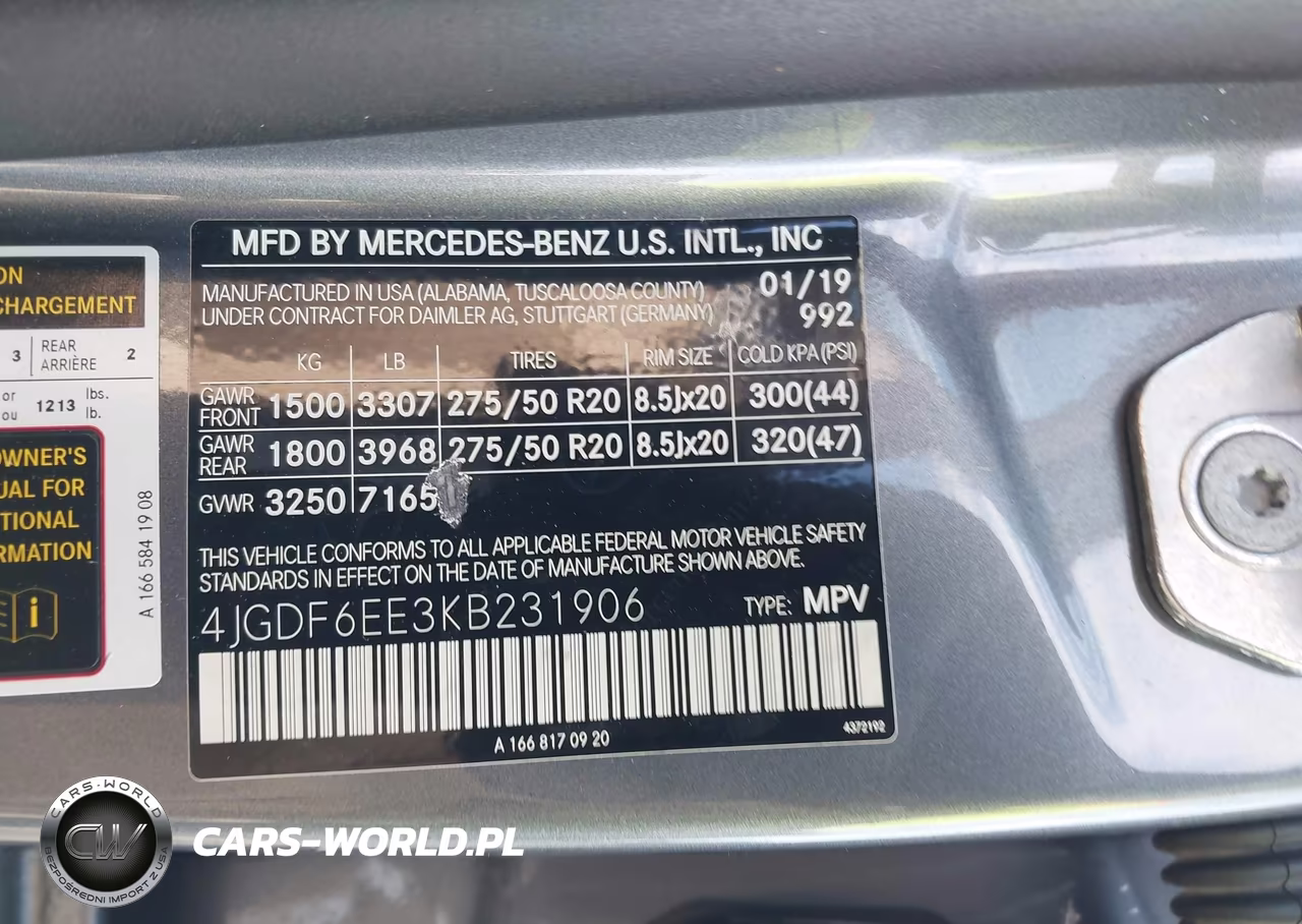 2019 Mercedes-Benz Gls 450 4Matic VIN:4JGDF6EE3KB231906 - 9