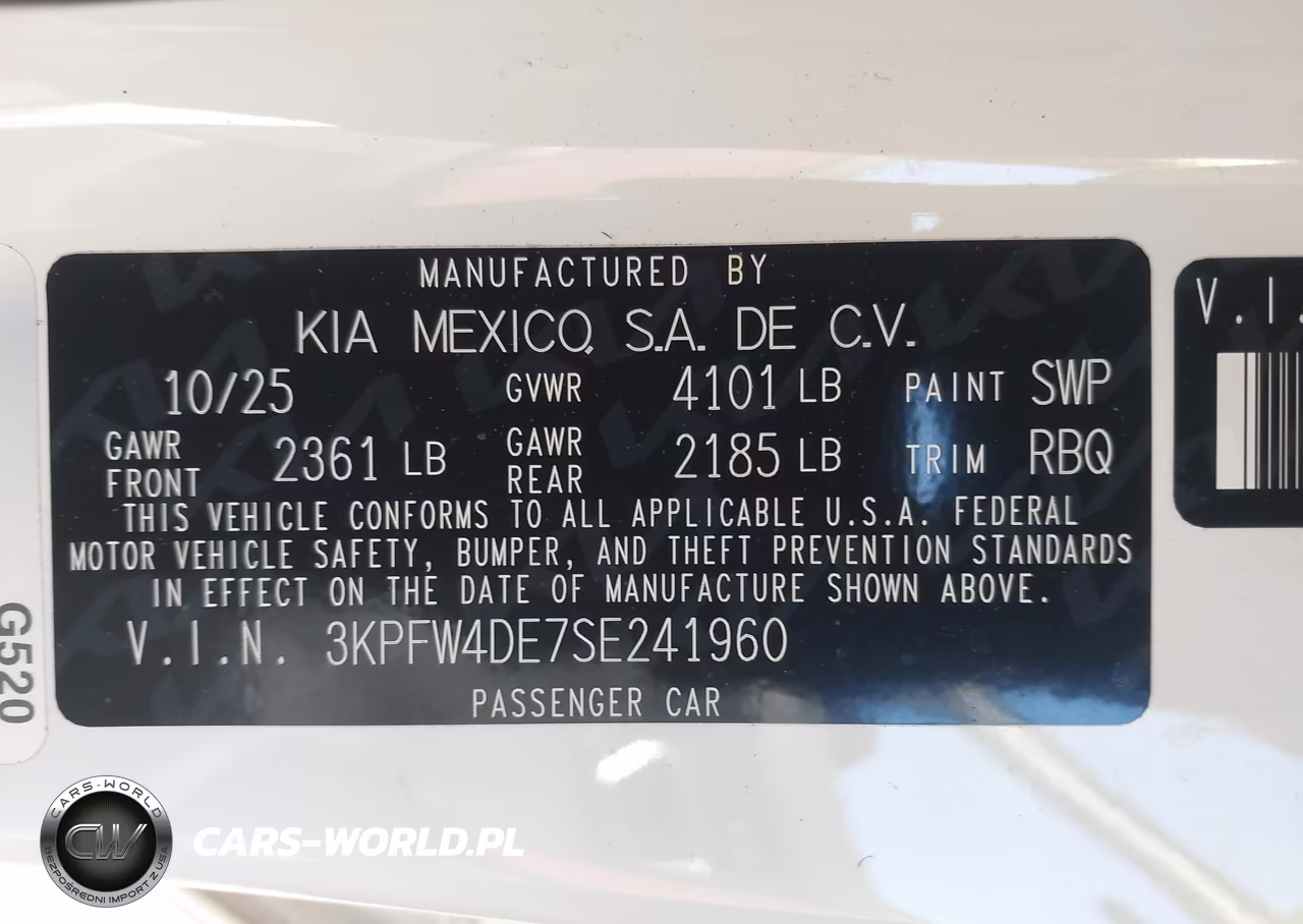 2025 Kia K4 Gt-Line VIN:3KPFW4DE7SE241960 - 9