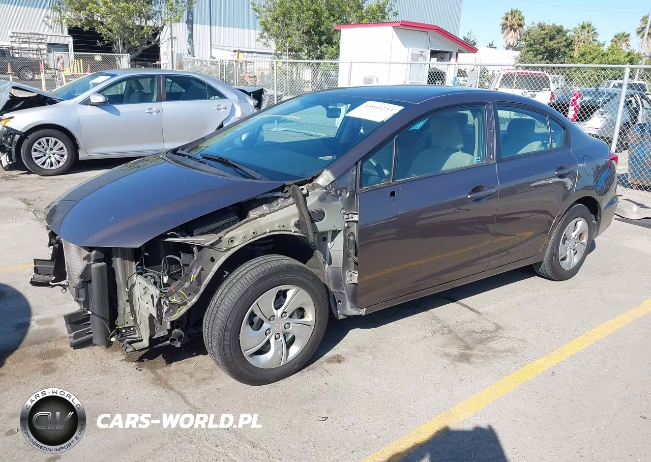 2013 Honda Civic Lx VIN:19XFB2F53DE290878 - 2