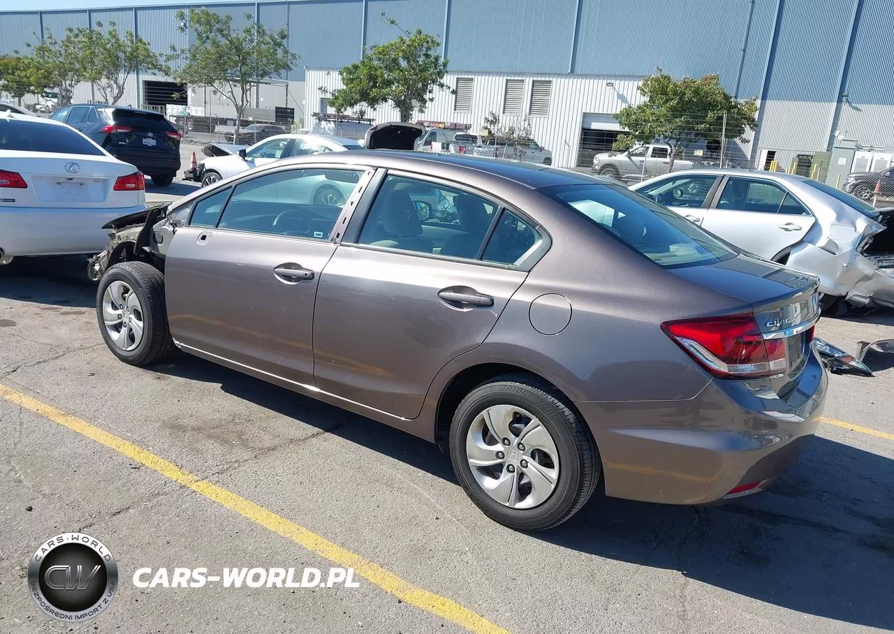 2013 Honda Civic Lx VIN:19XFB2F53DE290878 - 3