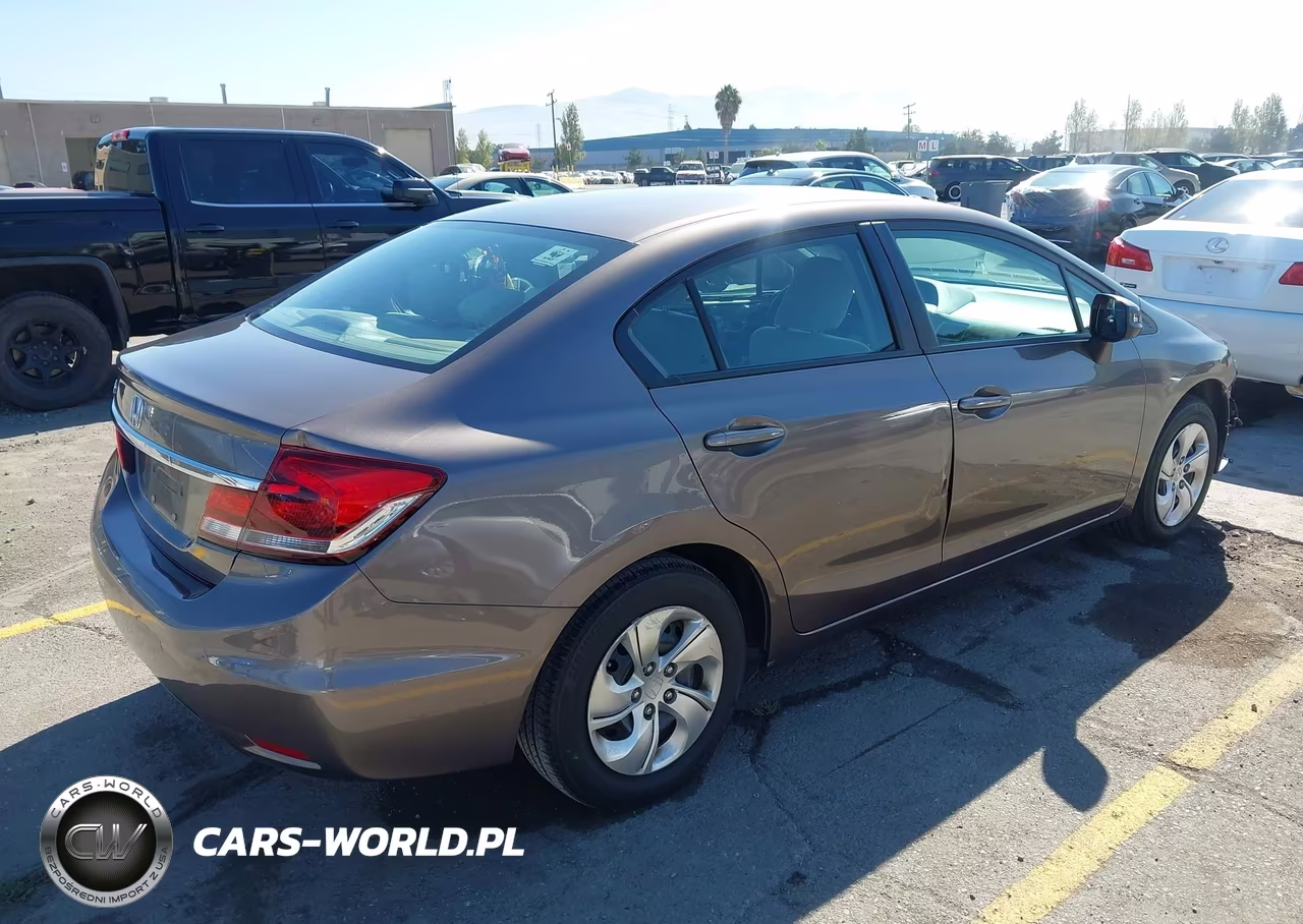 2013 Honda Civic Lx VIN:19XFB2F53DE290878 - 4