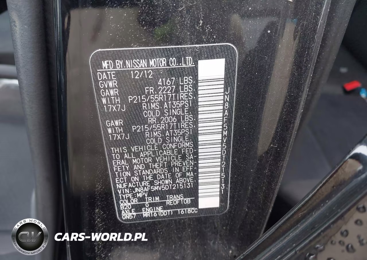 2013 Nissan Juke Sv VIN:JN8AF5MV5DT215131 - 9