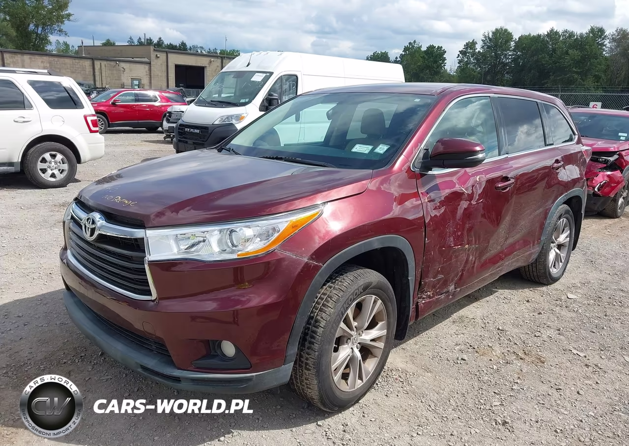 2014 Toyota Highlander Le Plus V6 VIN:5TDBKRFHXES009488 - 2