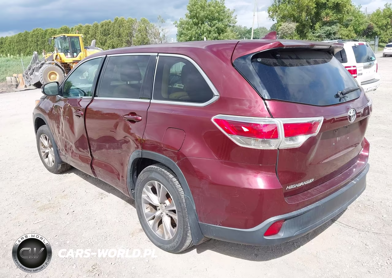 2014 Toyota Highlander Le Plus V6 VIN:5TDBKRFHXES009488 - 3