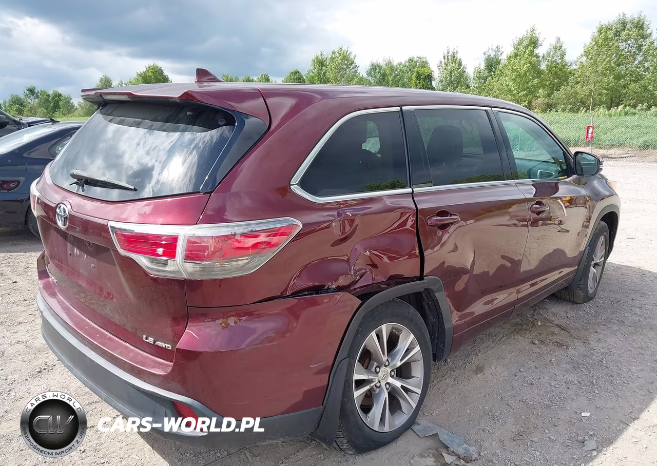 2014 Toyota Highlander Le Plus V6 VIN:5TDBKRFHXES009488 - 4