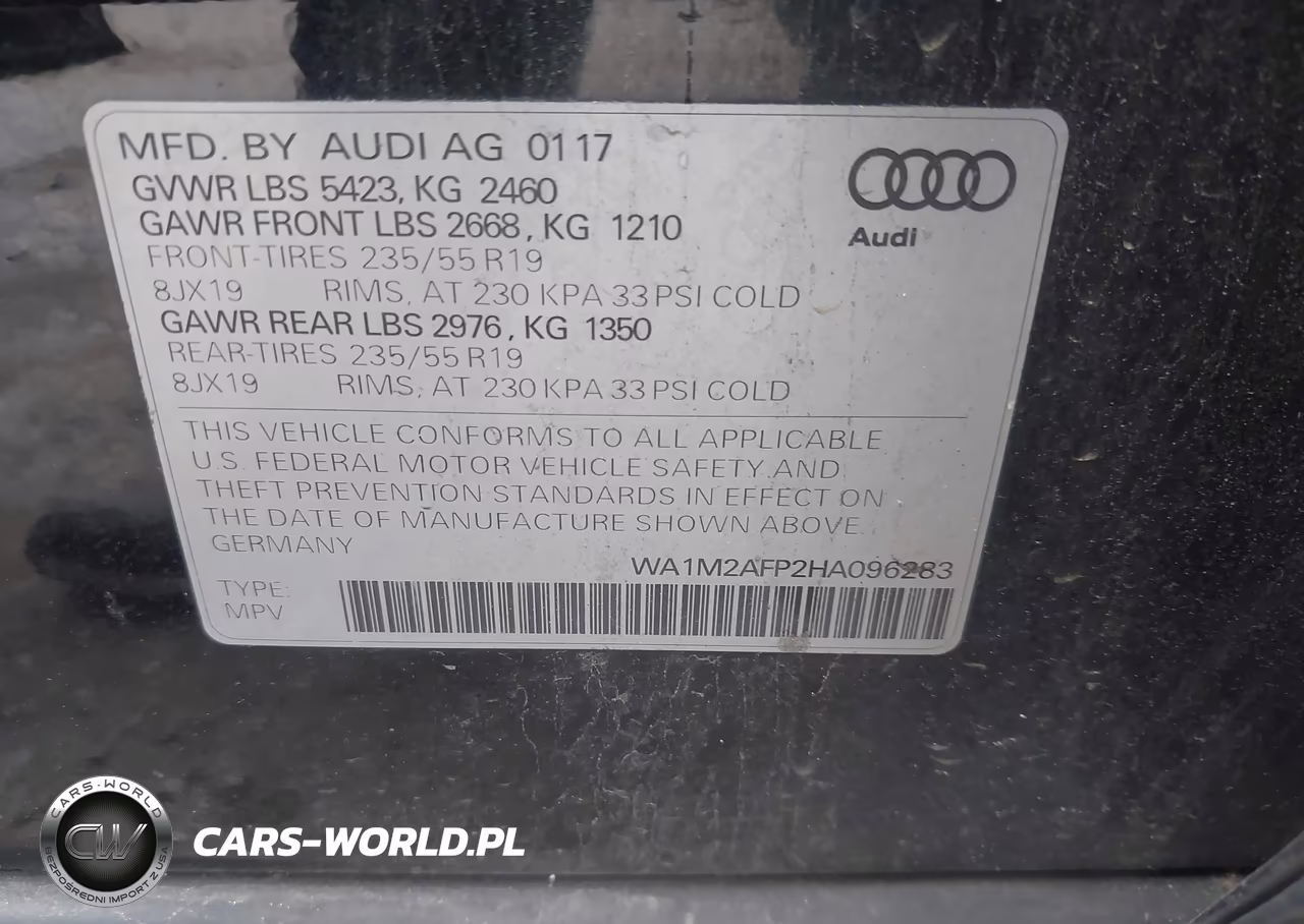 2017 Audi Q5 2.0T Premium VIN:WA1M2AFP2HA096283 - 9