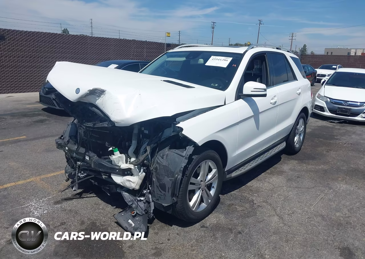 2015 Mercedes-Benz Ml 350 VIN:4JGDA5JB5FA509964 - 2