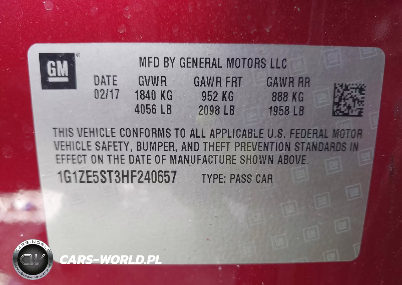 2017 Chevrolet Malibu 1Lt VIN:1G1ZE5ST3HF240657 - 9