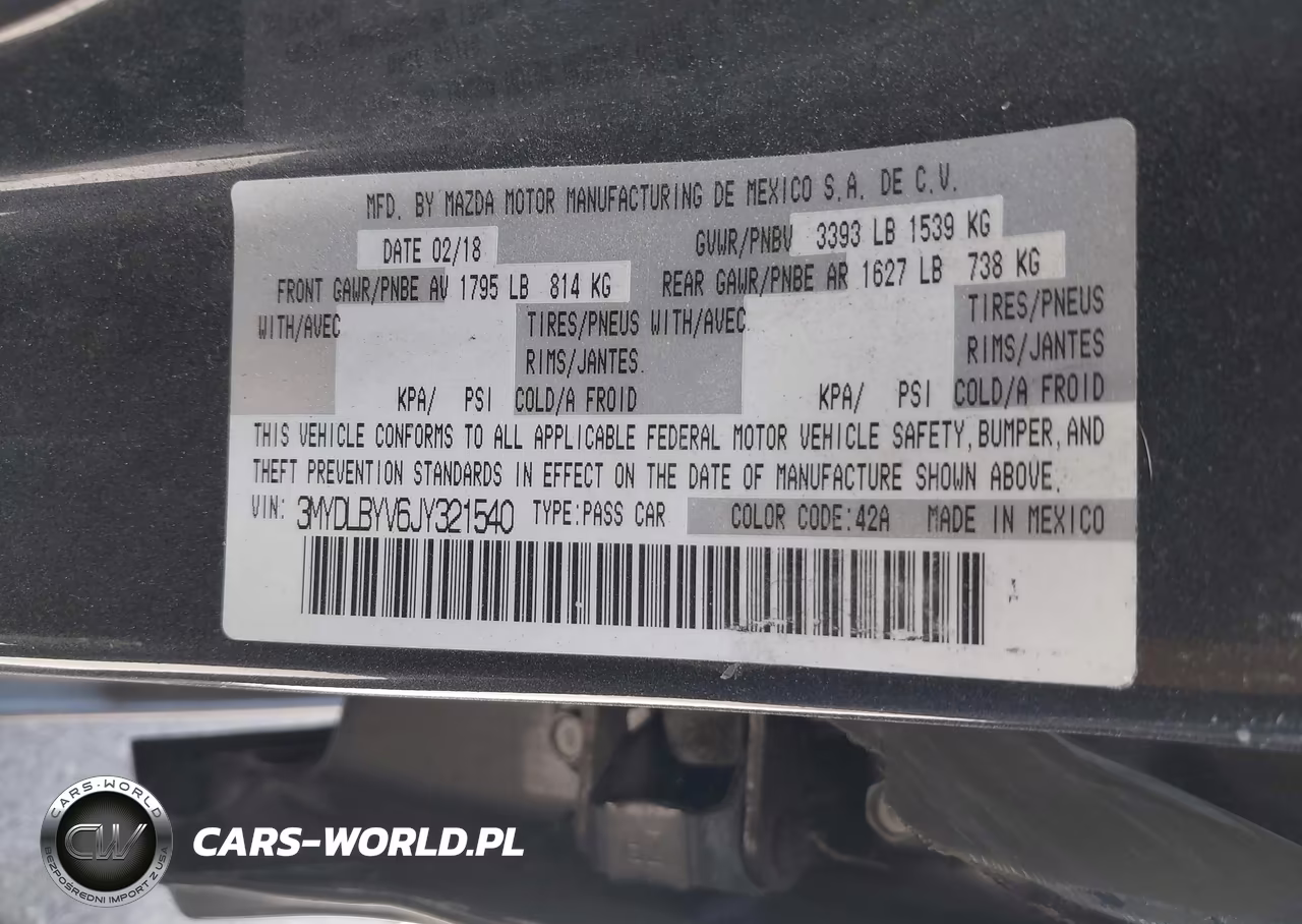 2018 Toyota Yaris Ia VIN:3MYDLBYV6JY321540 - 9