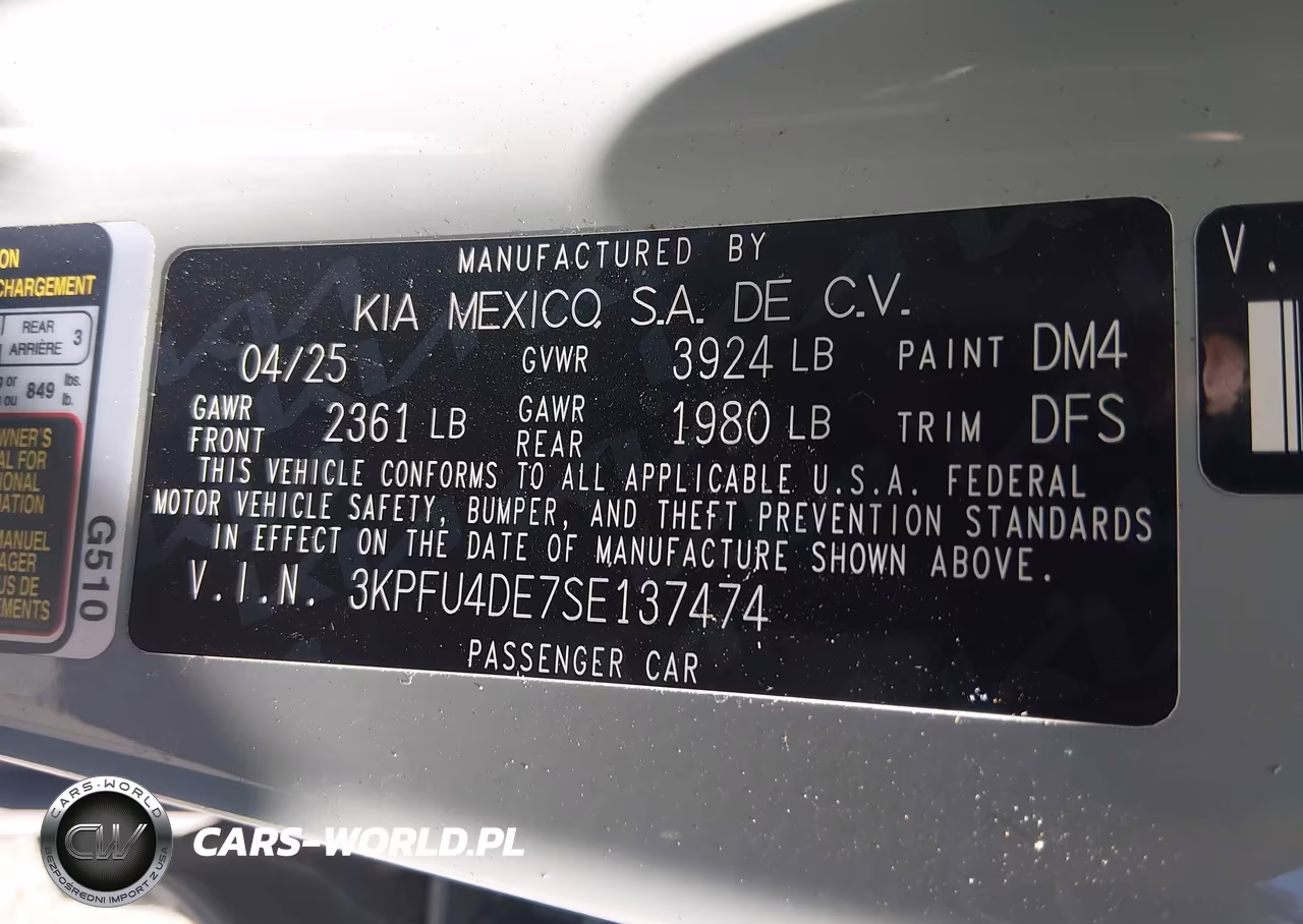 2025 Kia K4 Ex VIN:3KPFU4DE7SE137474 - 9