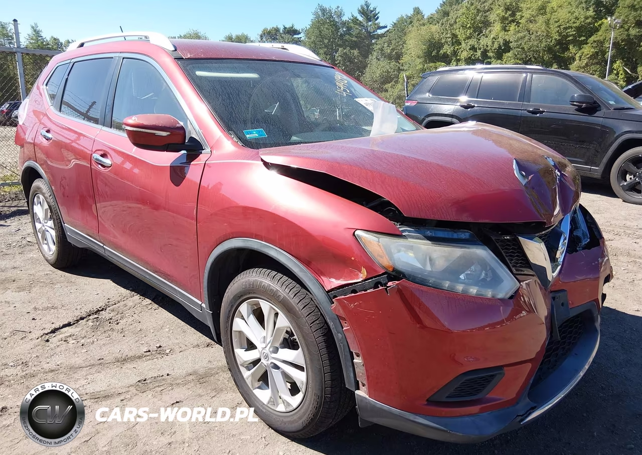 2015 Nissan Rogue Sv VIN:KNMAT2MV2FP513988 - 1