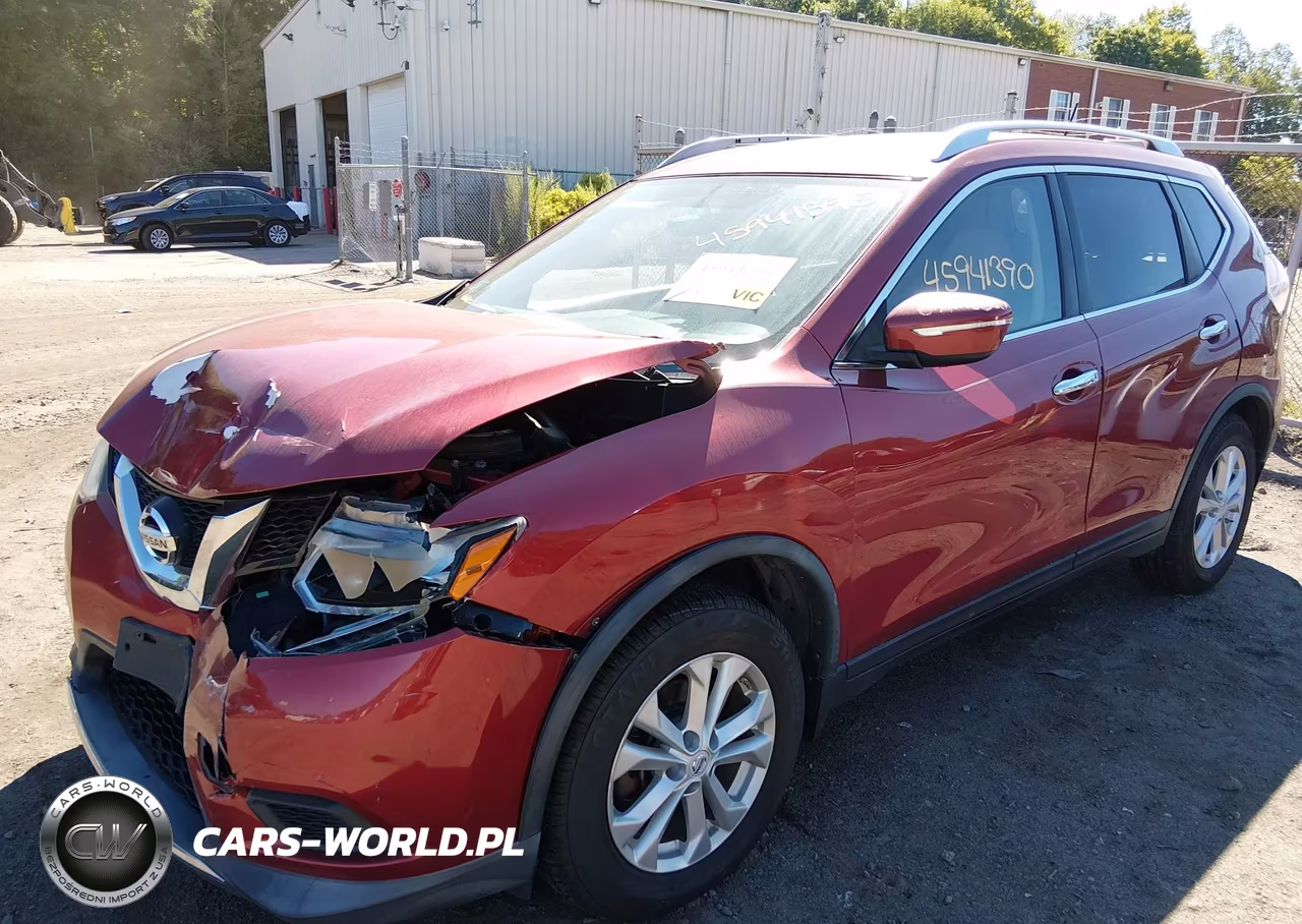 2015 Nissan Rogue Sv VIN:KNMAT2MV2FP513988 - 2