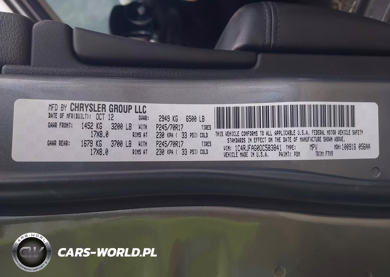 2013 Jeep Grand Cherokee Laredo VIN:1C4RJFAG0DC583841 - 9