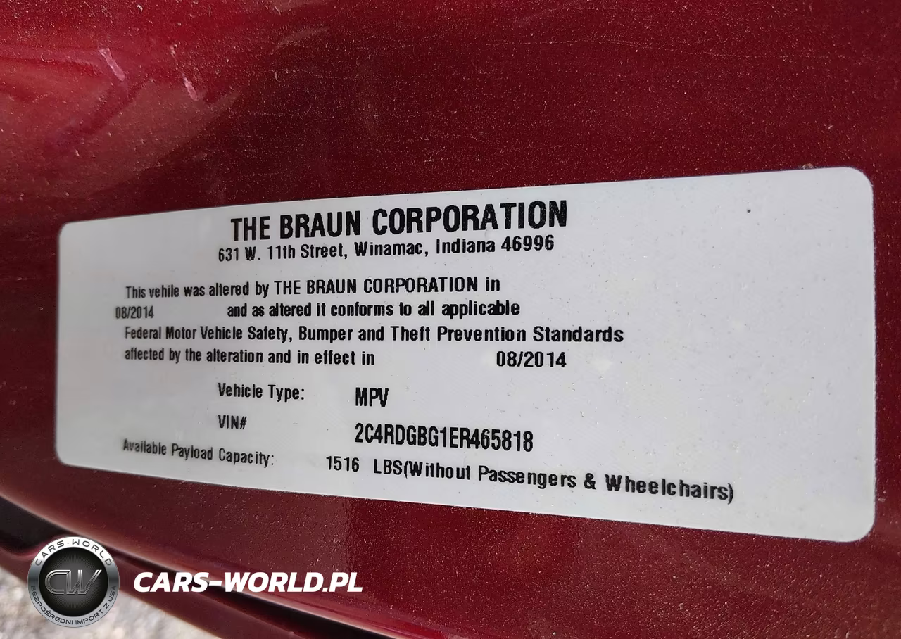 2014 Dodge Grand Caravan American Value Pkg VIN:2C4RDGBG1ER465818 - 9