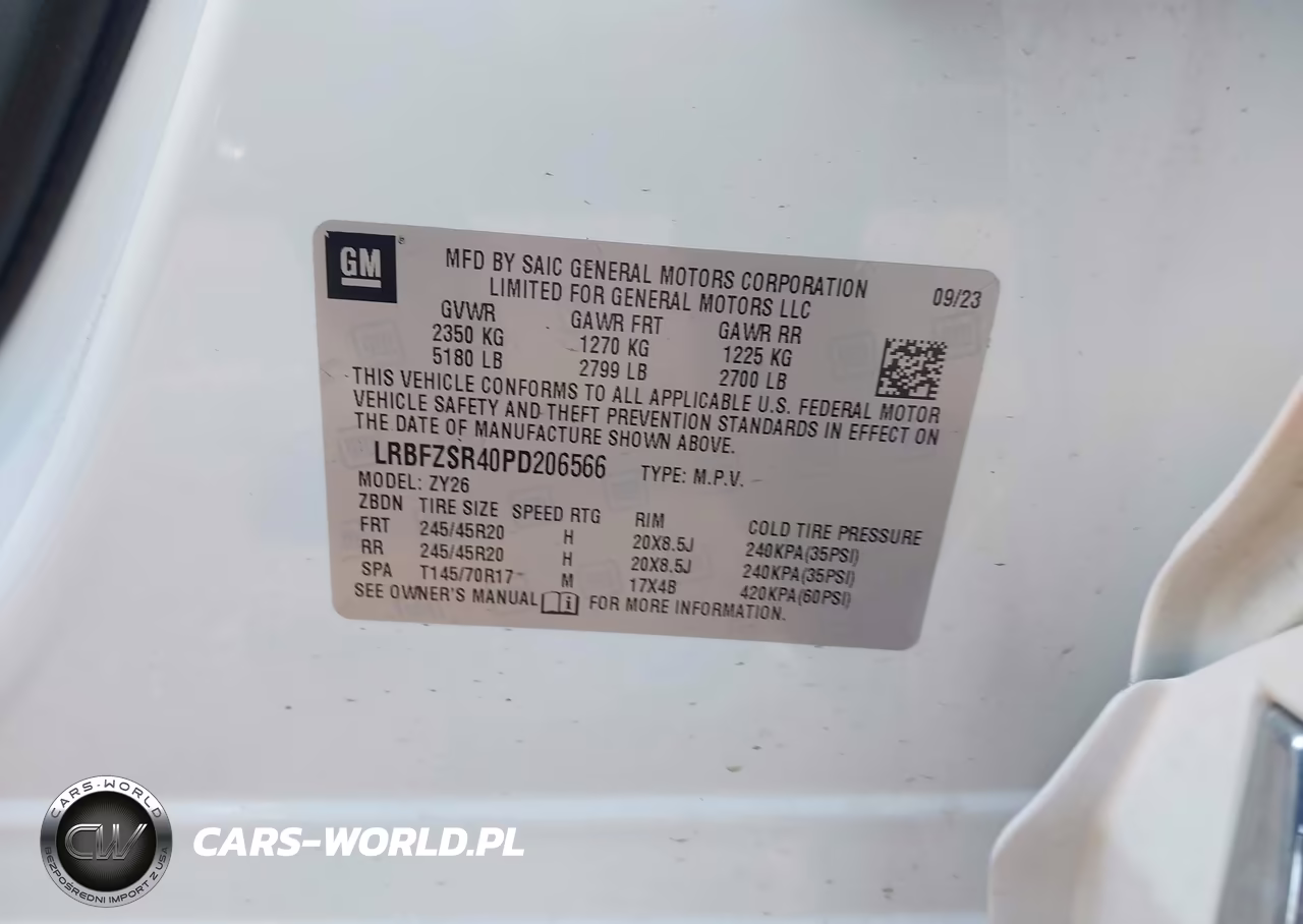 2023 Buick Envision Avenir Awd VIN:LRBFZSR40PD206566 - 9