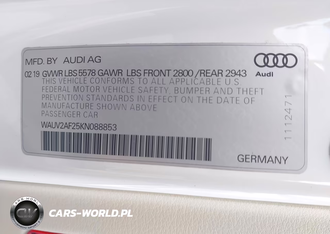 2019 Audi A7 55 Premium VIN:WAUV2AF25KN088853 - 9