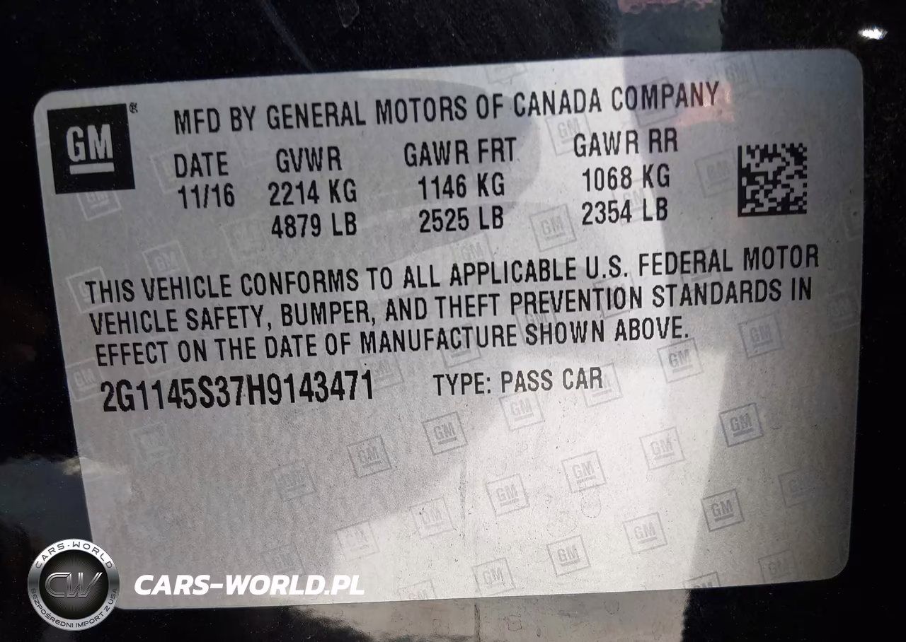2017 Chevrolet Impala Premier VIN:2G1145S37H9143471 - 9