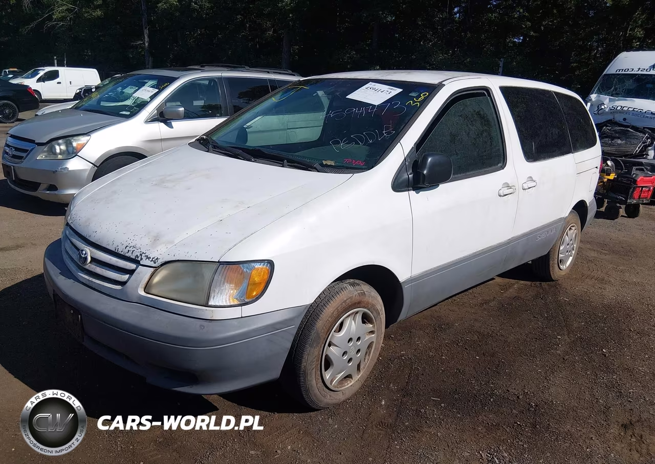 2002 Toyota Sienna Le VIN:4T3ZF13C32U467106 - 2