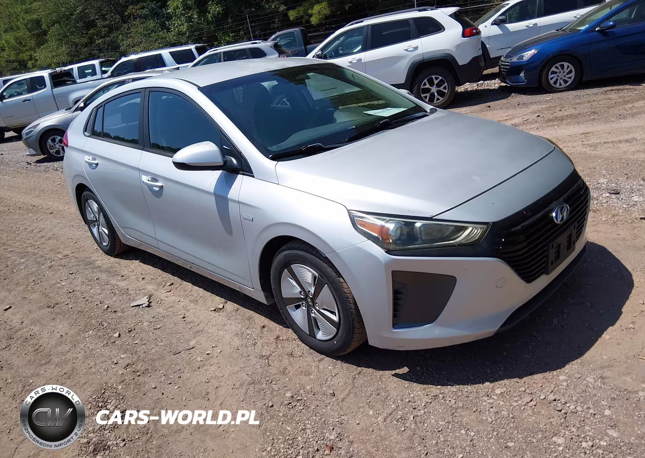 2018 Hyundai Ioniq Hybrid Blue VIN:KMHC65LC4JU075580 - 1