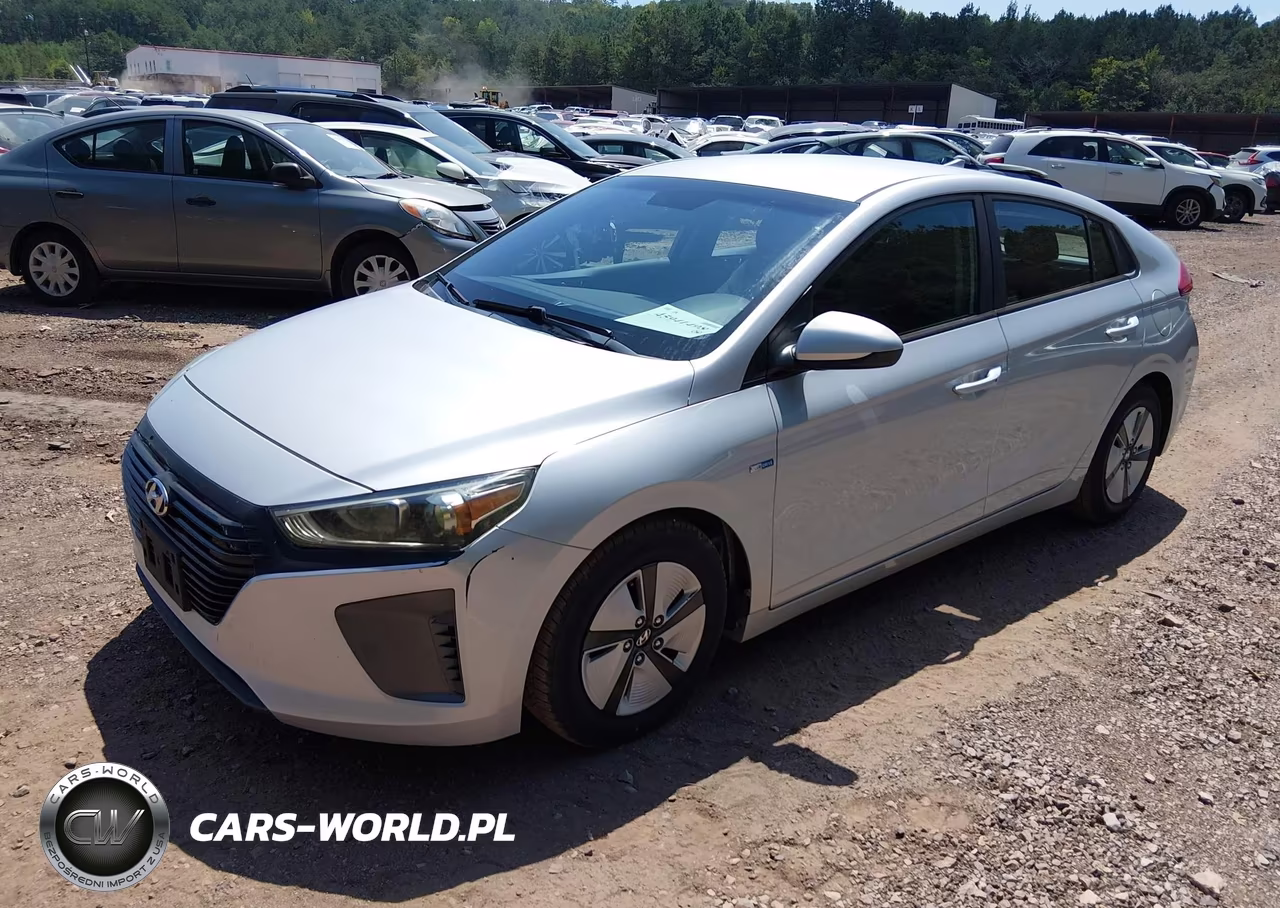 2018 Hyundai Ioniq Hybrid Blue VIN:KMHC65LC4JU075580 - 2