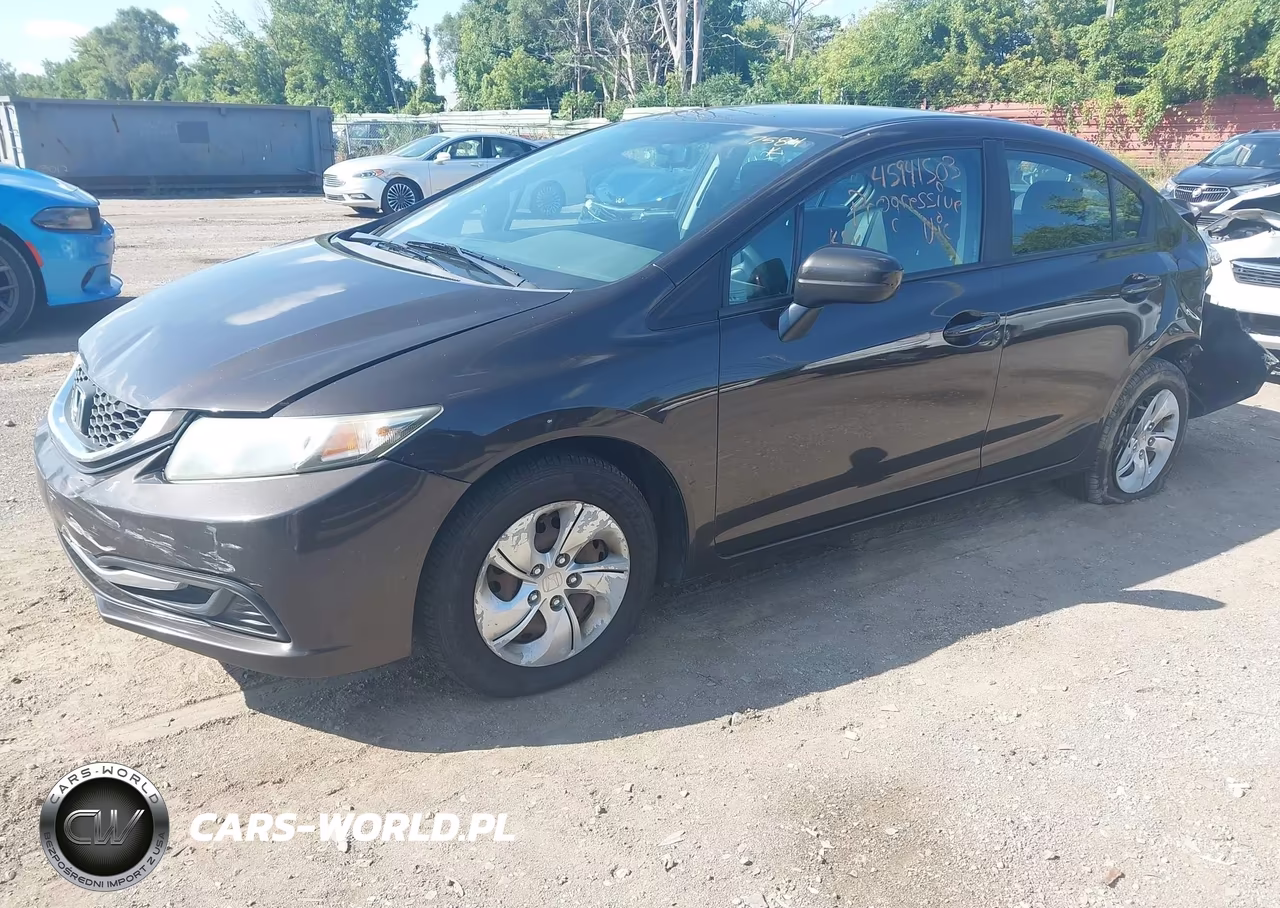 2014 Honda Civic Lx VIN:2HGFB2F50EH507584 - 2