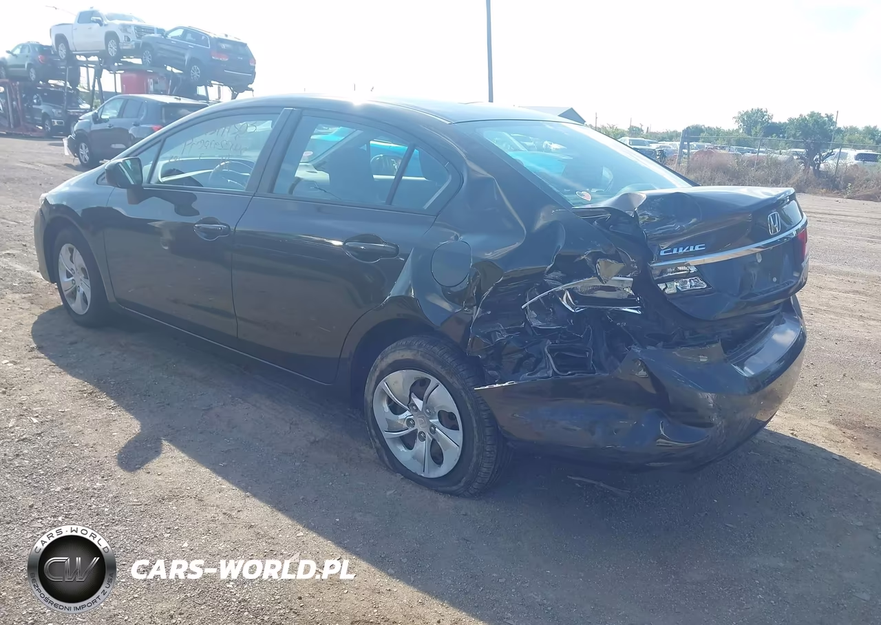 2014 Honda Civic Lx VIN:2HGFB2F50EH507584 - 3