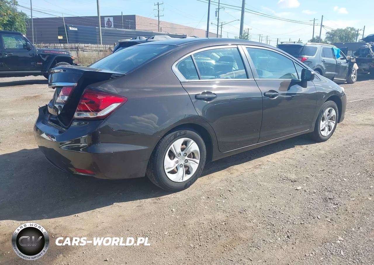 2014 Honda Civic Lx VIN:2HGFB2F50EH507584 - 4