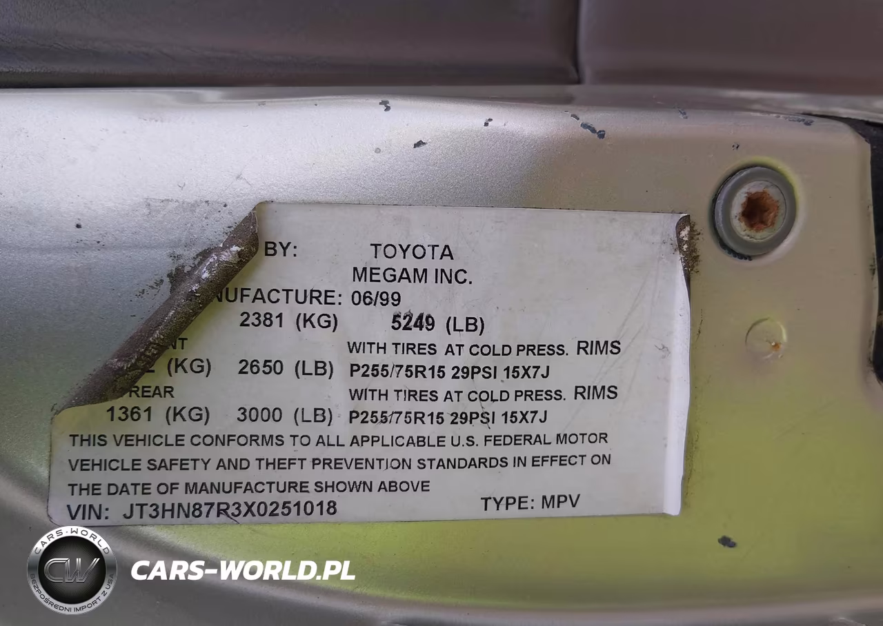 1999 Toyota 4Runner Limited VIN:JT3HN87R3X0251018 - 9