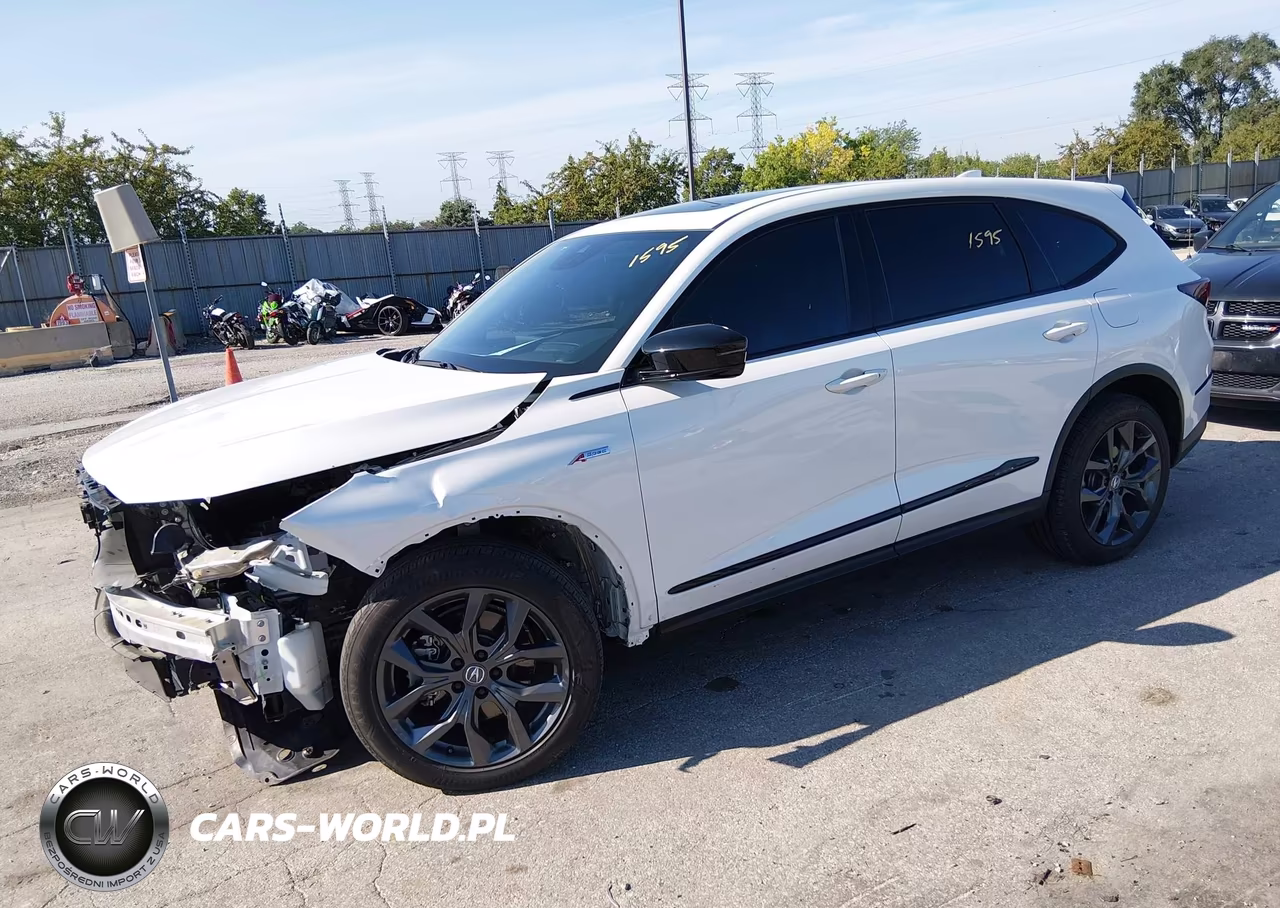2022 Acura Mdx A-Spec Package VIN:5J8YE1H01NL023115 - 2