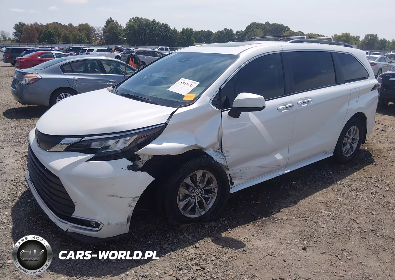 2022 Toyota Sienna Xle VIN:5TDYRKECXNS118326 - 2