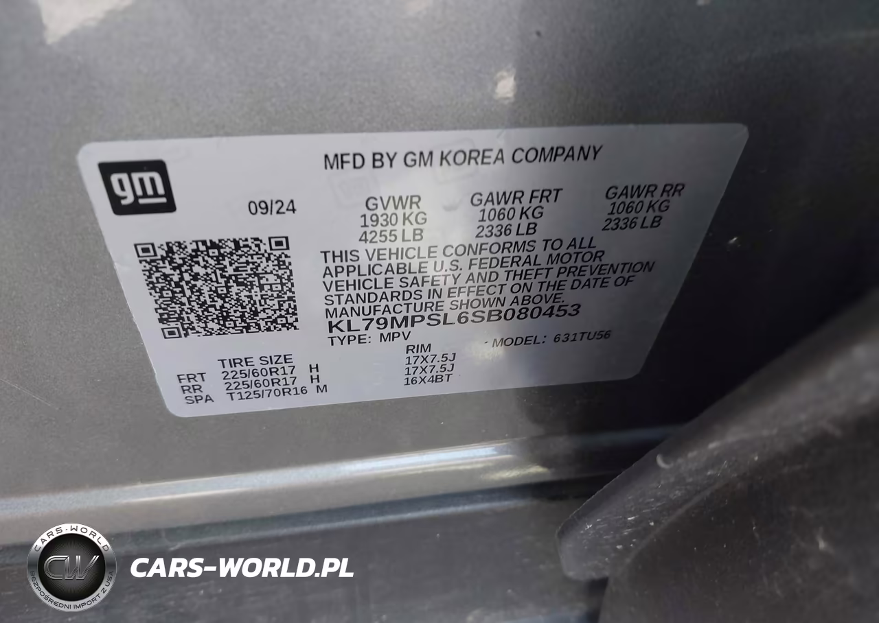 2025 Chevrolet Trailblazer Fwd Lt VIN:KL79MPSL6SB080453 - 9
