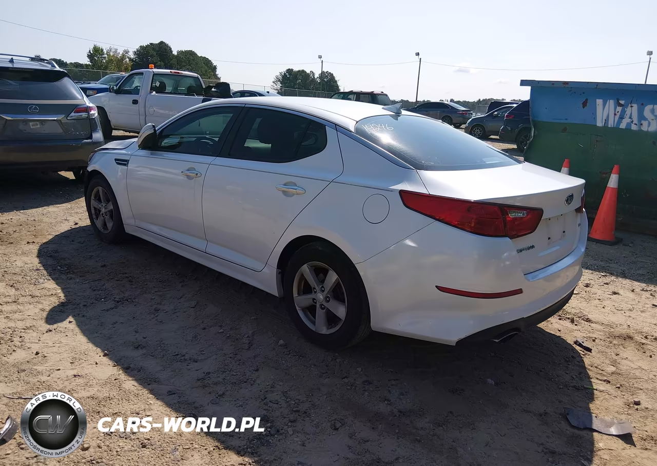 2014 Kia Optima Lx VIN:KNAGM4A74E5472988 - 3