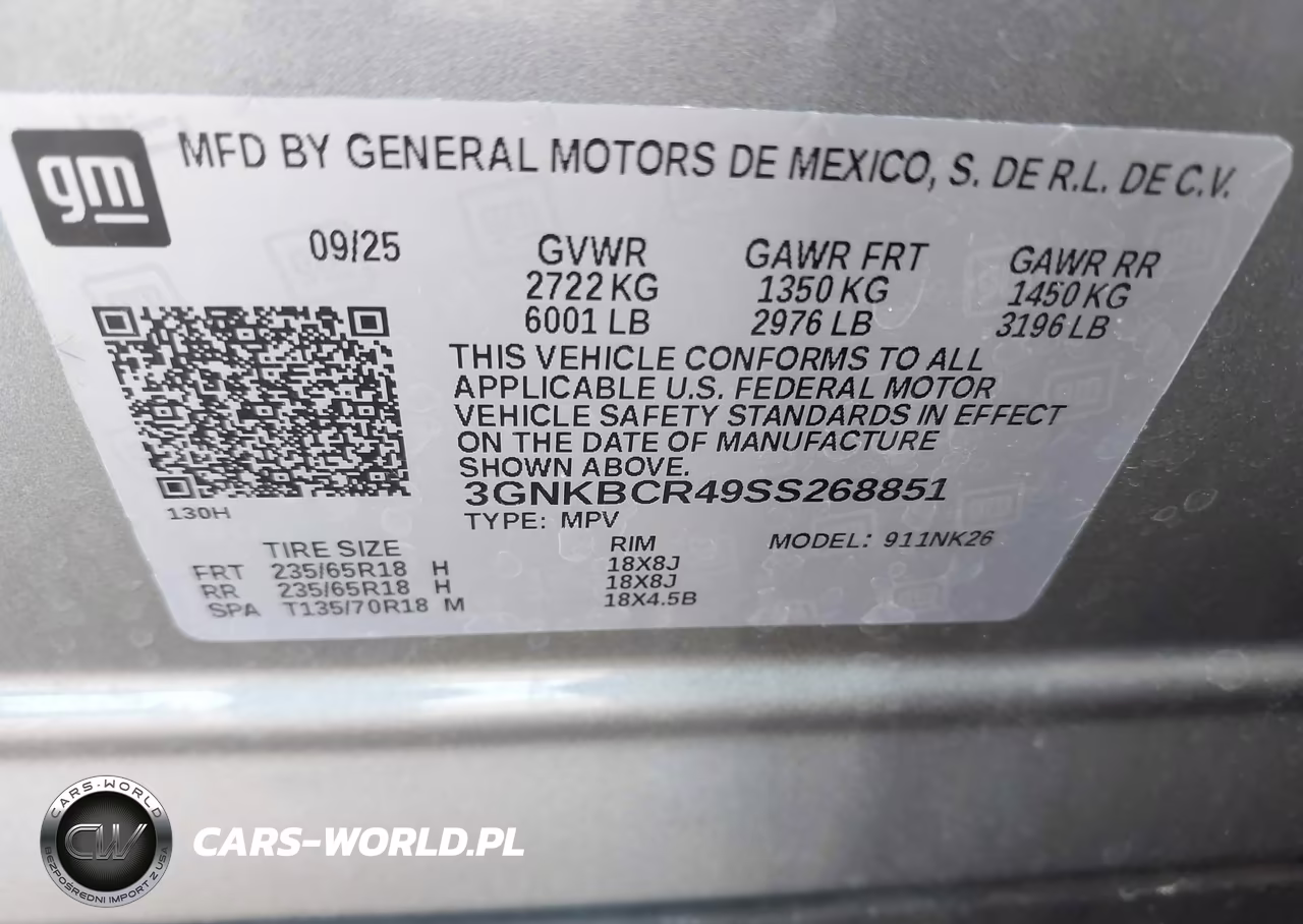 2025 Chevrolet Blazer Fwd 2Lt VIN:3GNKBCR49SS268851 - 9
